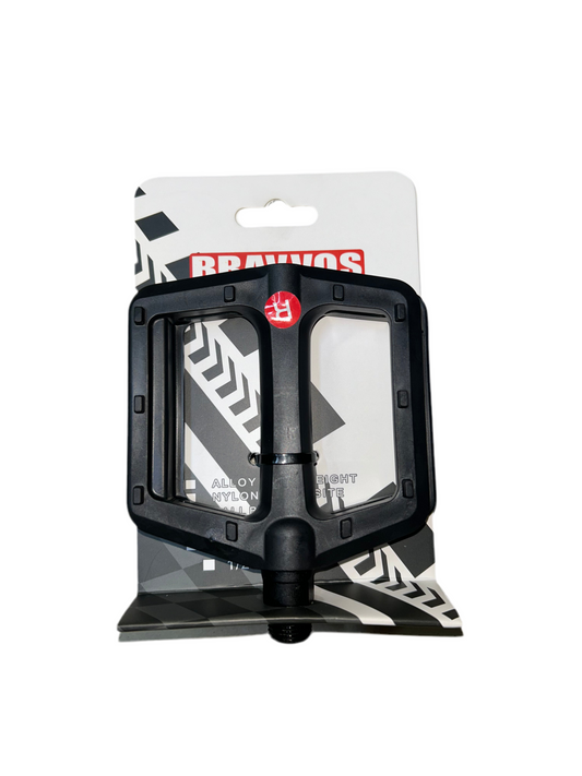 Bravvos Pedal MTB/BMX 9/16inch Platform DU Bearing