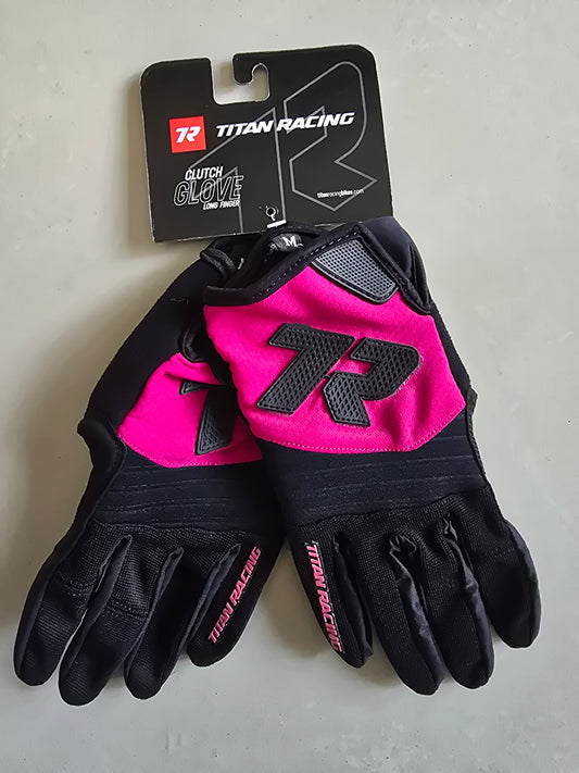 Titan Racing Gloves Pink Long
