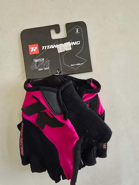 Titan Racing Gloves Pink Small
