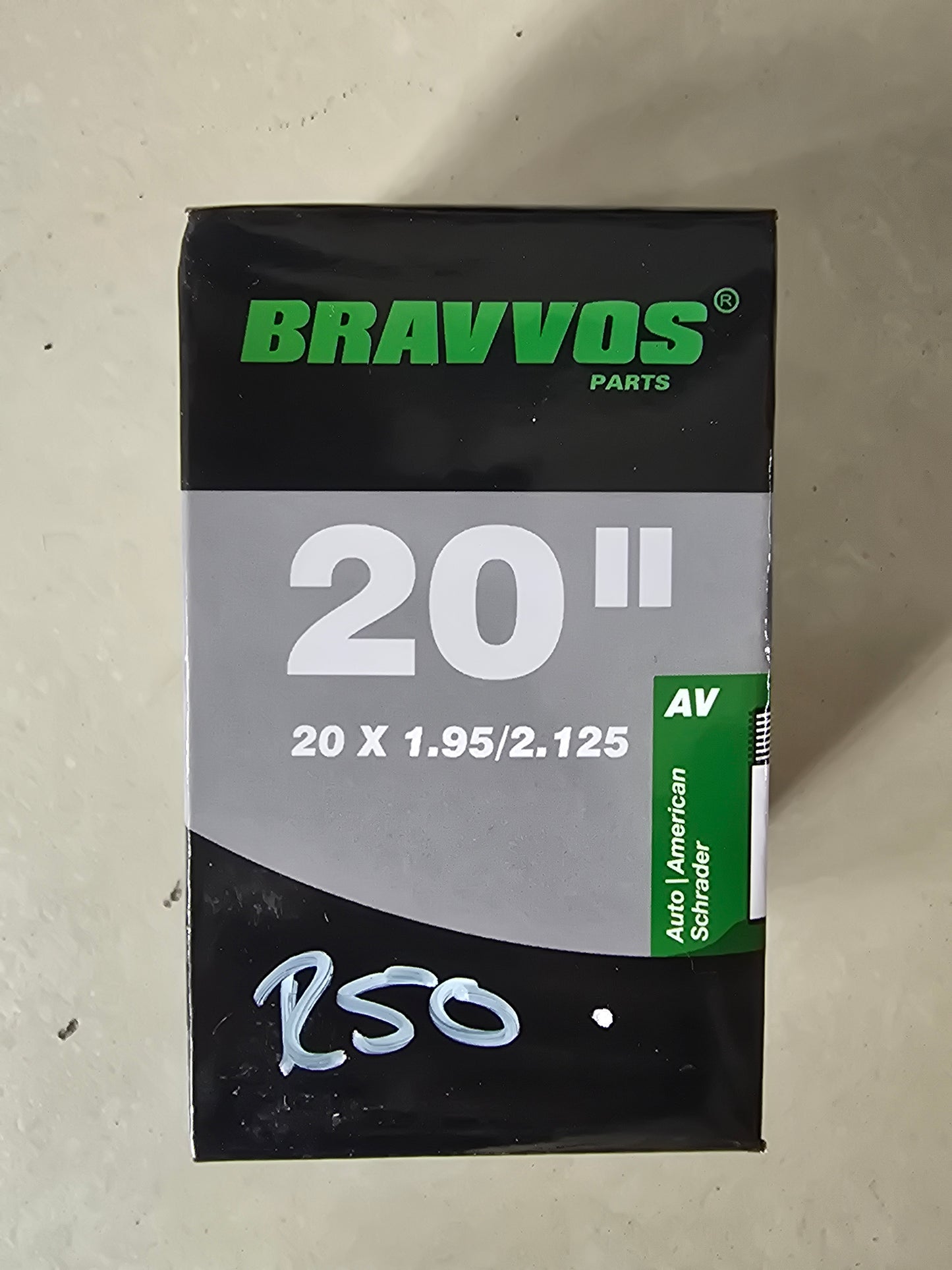 Bravvos 20 inch Tube Schrader Valve