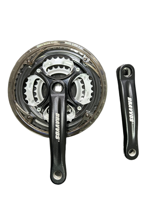 Bravvos Chainwheel st MTB Alloy cotterless sport 48/38/28T