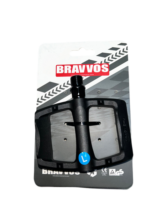Bravvos Pedals MTB 9/16 Platfrom Graphite Sealed BLk