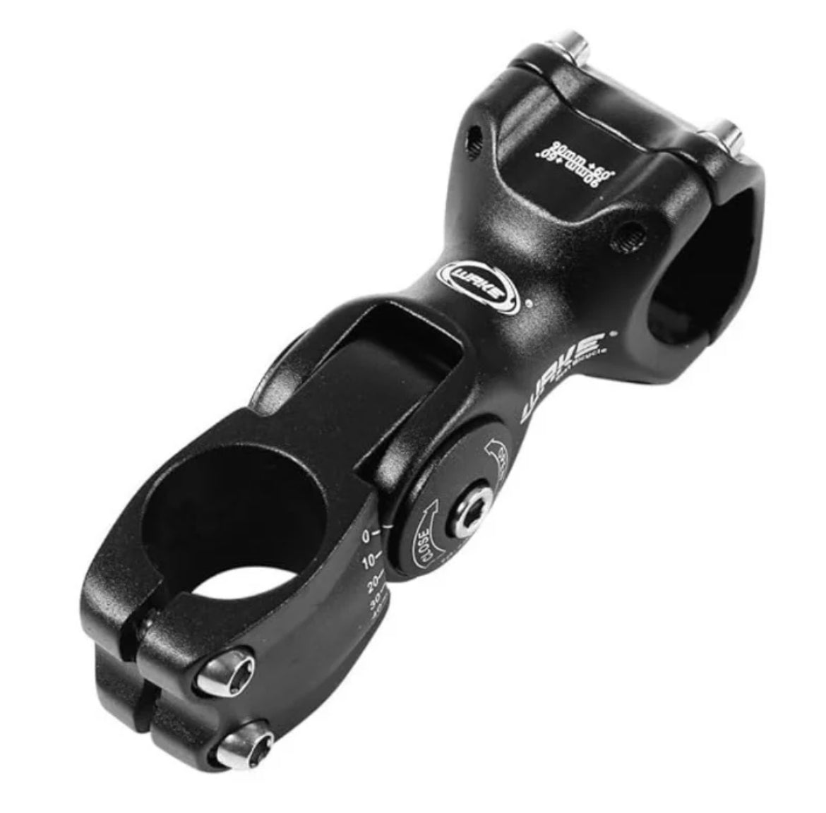 Wake Forged Alloy Height Adjustable Bicycle Stem 90mm for 31.8mm Handlebar