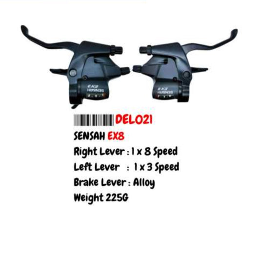 Bravvos derailleur levers MTB EASYFIRE sensah EX8S 3x8 speed DEL021
