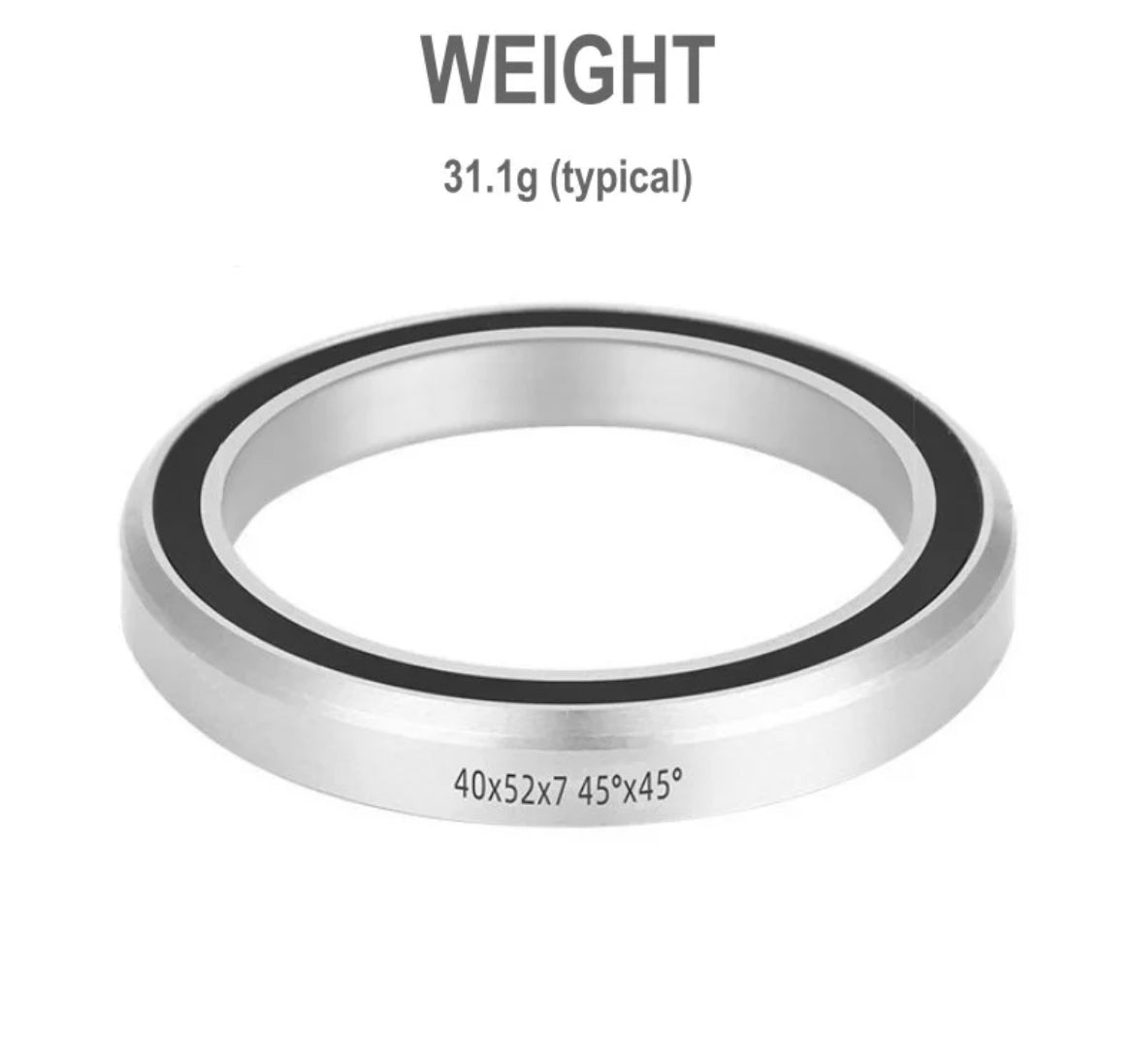 Toopre Bicycle 52mm Headset Bearing 40 x 52 x 7mm