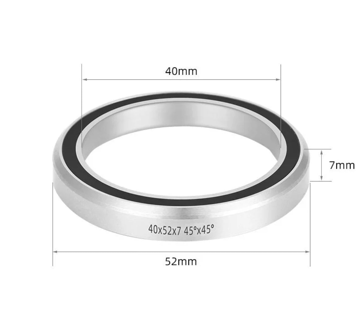 Toopre Bicycle 52mm Headset Bearing 40 x 52 x 7mm