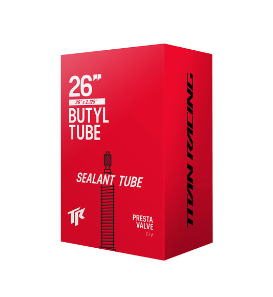 Titan Sealant 26 X 2.125 Presta 48mm Valve Tube