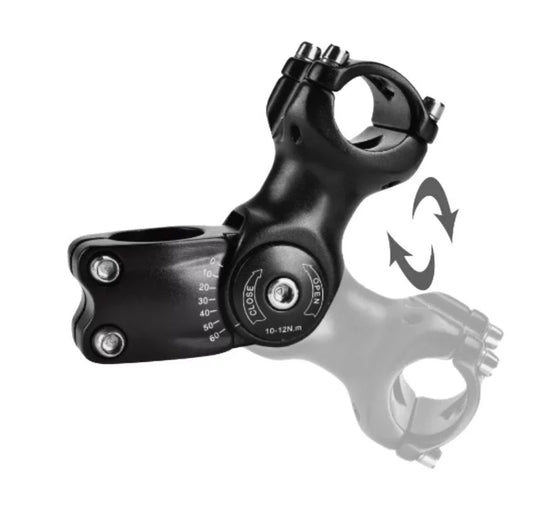 Wake Forged Alloy Height Adjustable Bicycle Stem 90mm for 31.8mm Handlebar