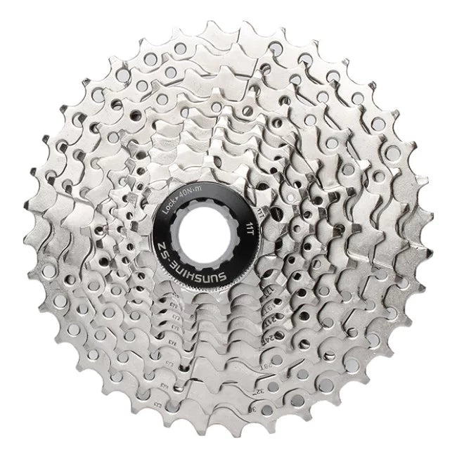 10 Speed 11-36T Silver MTB Bicycle Cassette HG Hub by Sunshine-SZ
