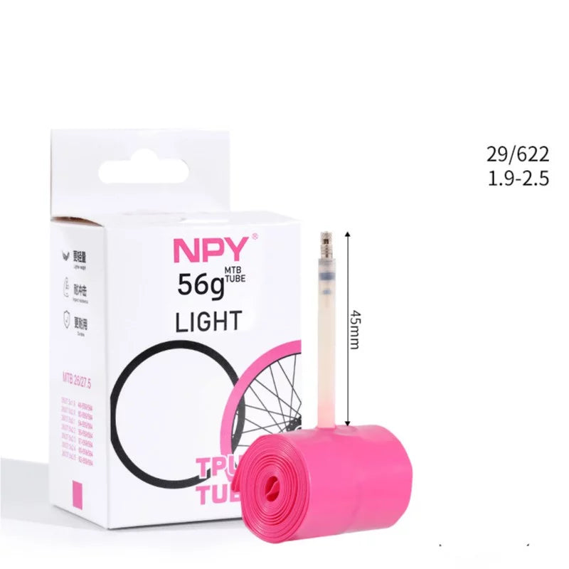 NPY Bicycle Pink TPU Inner Tube 29inch FV 45mm MTB FL726