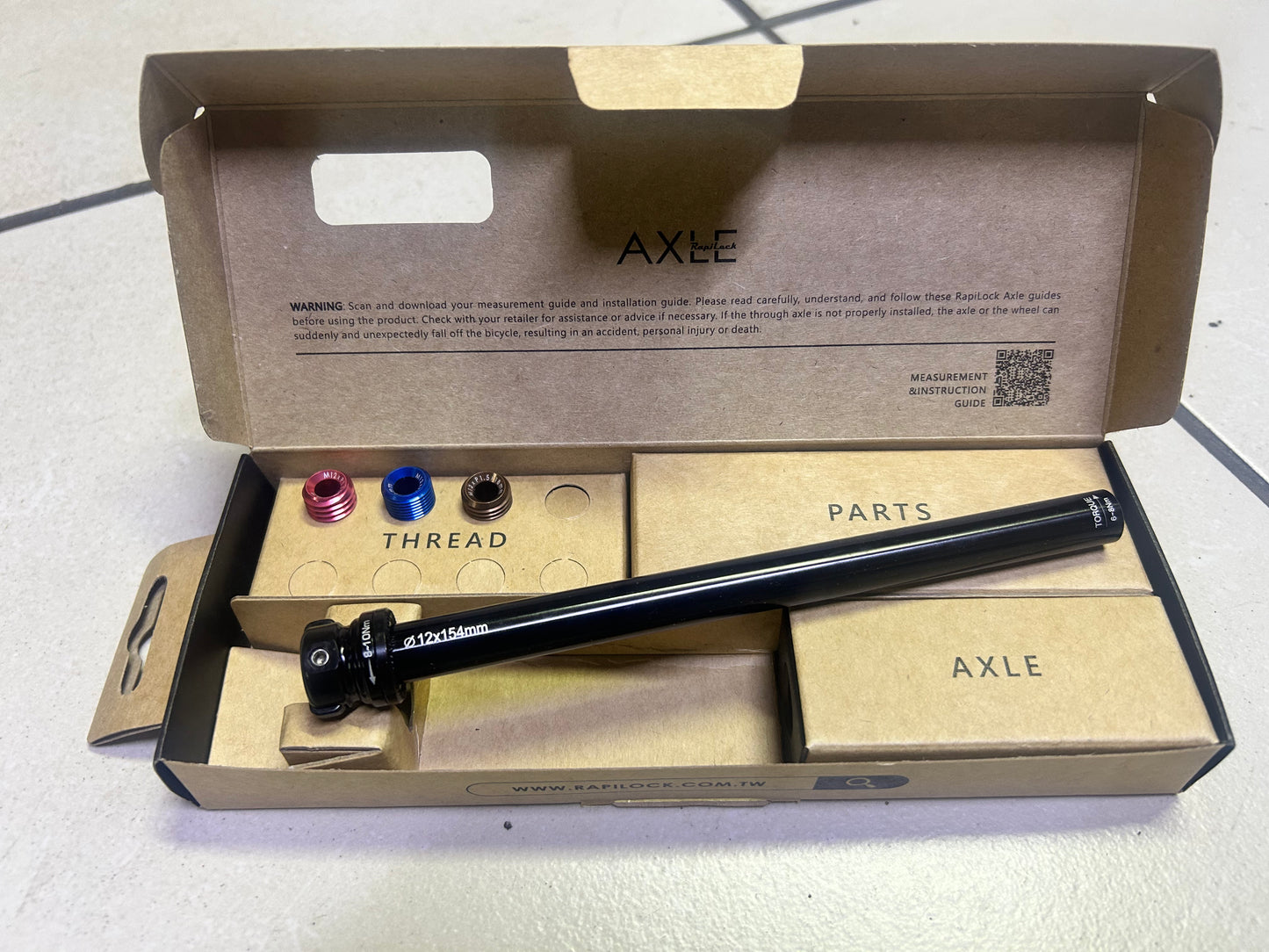 RAPID LOCK through axel rear 12x142-148