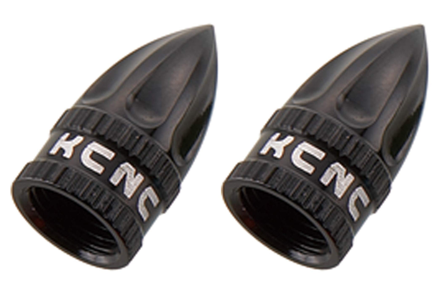 KCNC Schrader valve caps pair