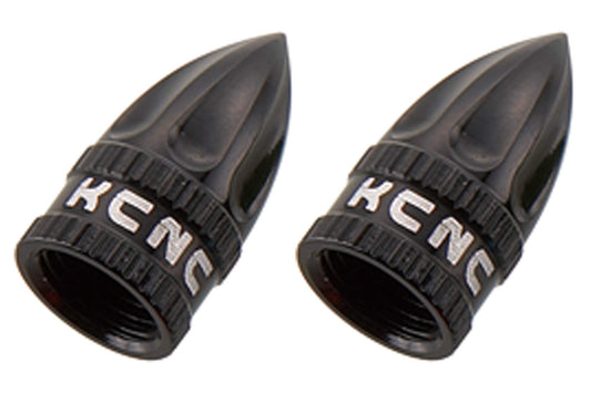 KCNC Schrader valve caps pair