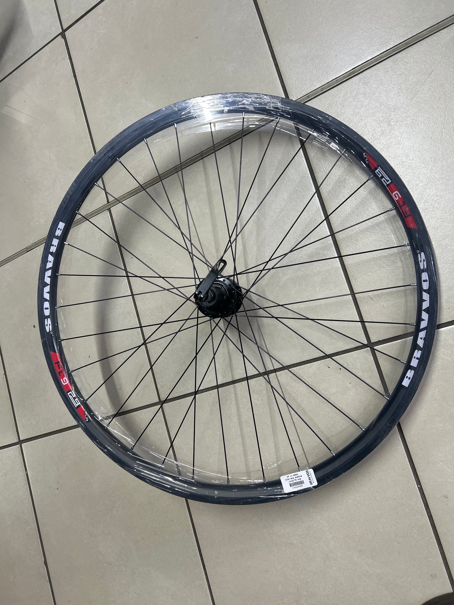 Bravvos wheel rear 29R alloy 11speed Disc brake seal bearing cassette hub