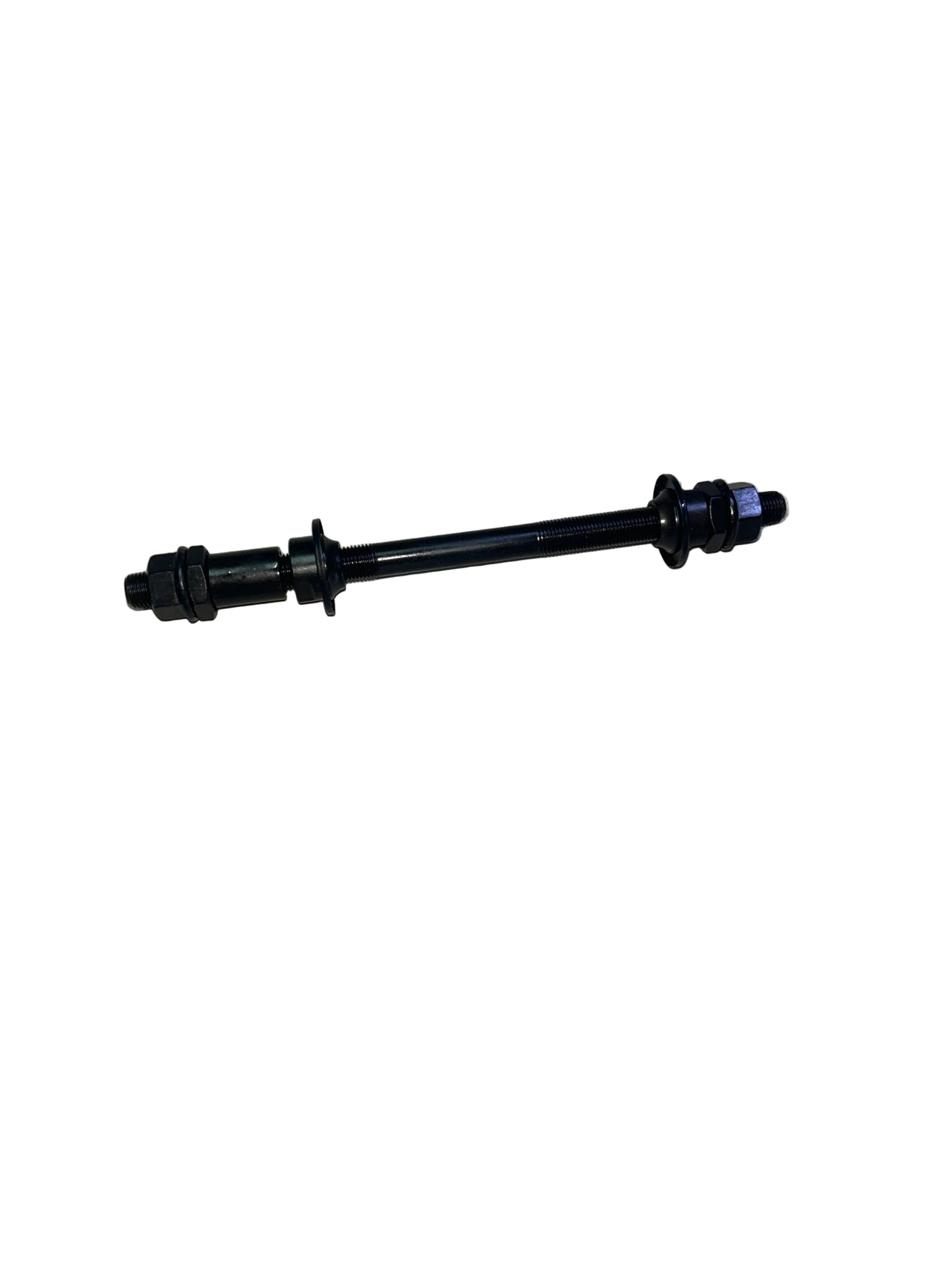 BRAVVOS AXLE REAR MTB 3/8*175MM W/D/CAP BLACK 006AXL058