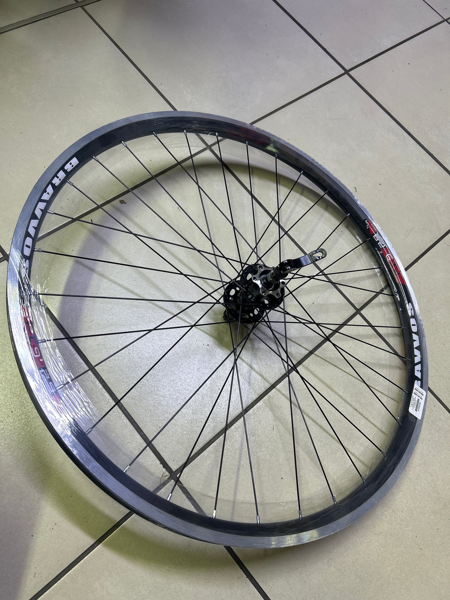 Bravvos wheel rear 29R Alloy Disc brake steel 6/7 speed Q/Realse ball bearing cluster Hub