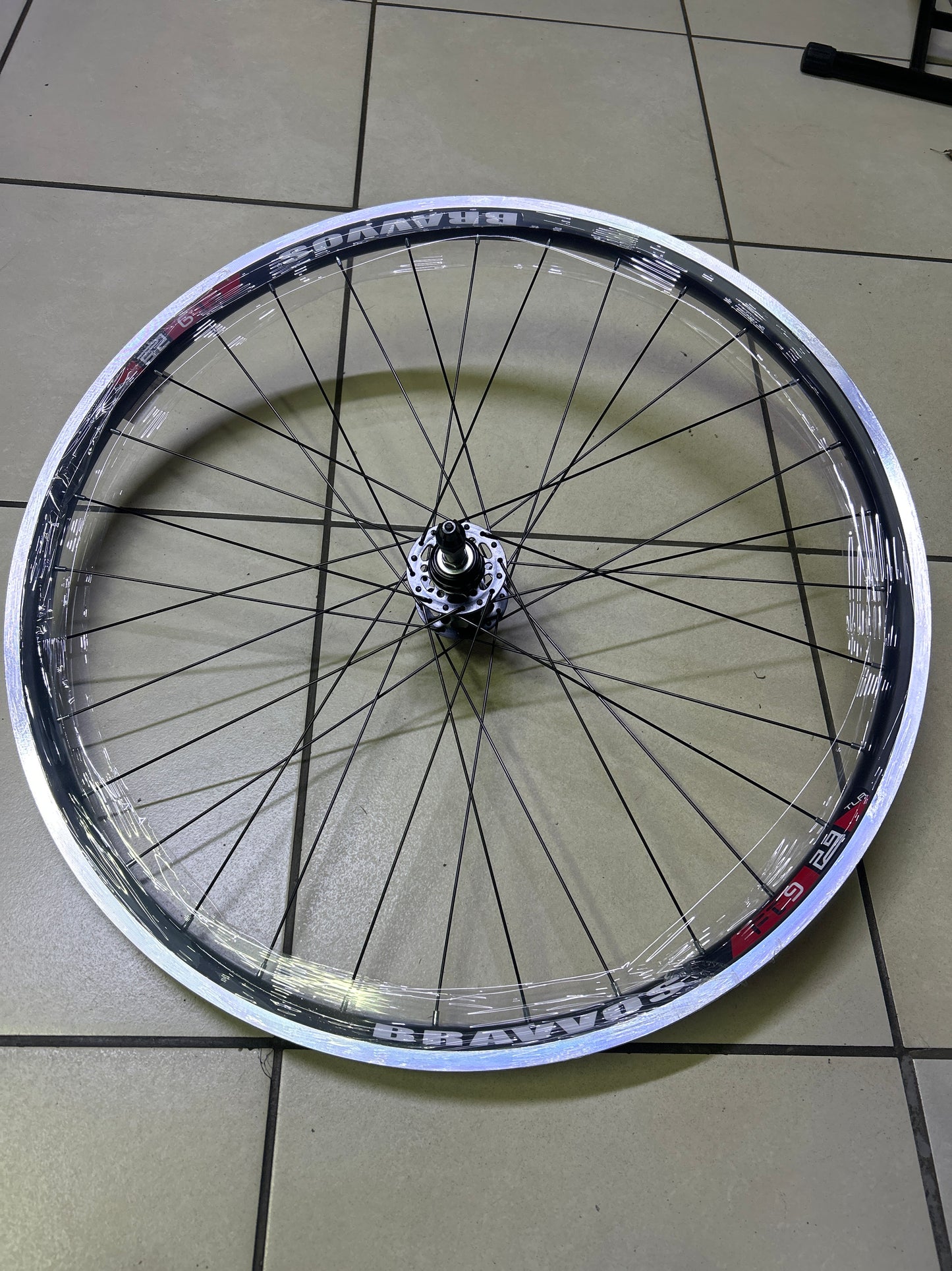 Bravvos wheel rear 29R Alloy Disc brake steel 6/7 speed Q/Realse ball bearing cluster Hub