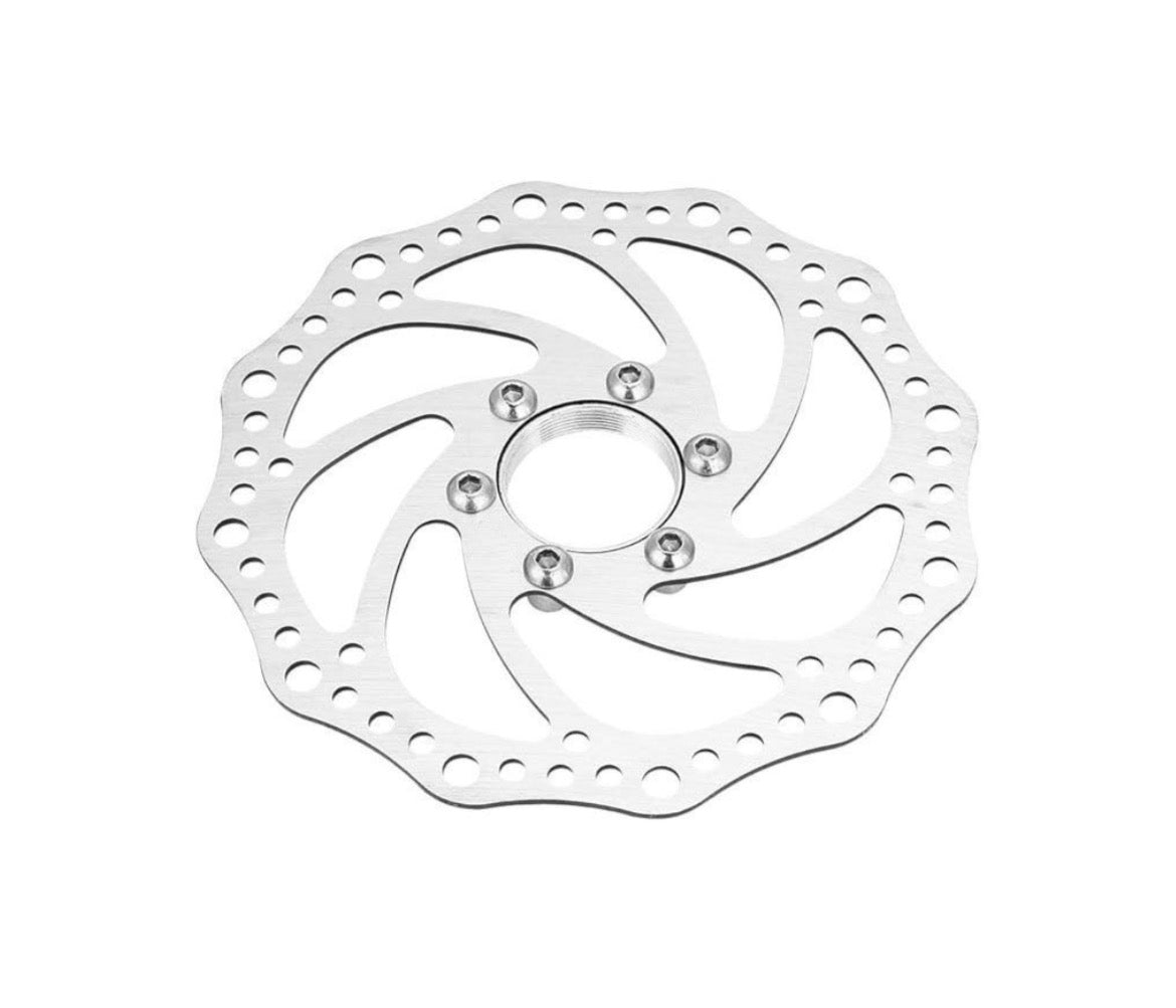 Bravvos Brake Rotor 160mm Bike Brake Disc Freewheel Threaded Hubs Disc Brake