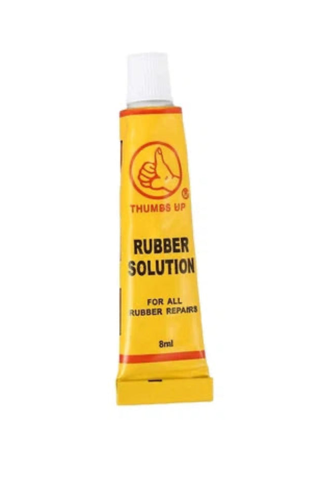 Rubber Solution Thumbs Up