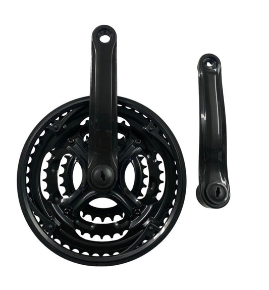 Bravvos chainwheel/Crank set steel MTB  48/38/28T