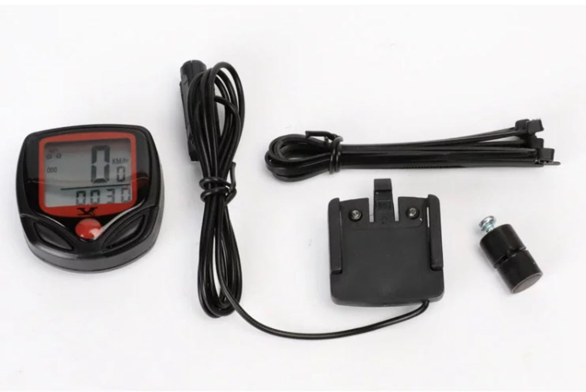 Fluir Essential Wired Bicycle Speedometer – 15 Functions