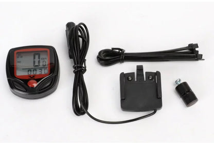 Fluir Essential Wired Bicycle Speedometer – 15 Functions