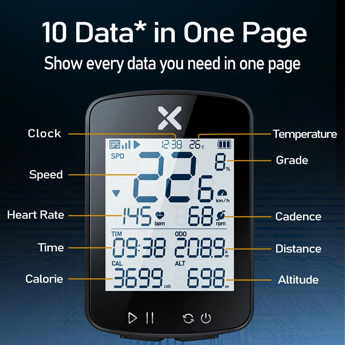 Xoss G+ 2nd Generation GPS Cycling Computer