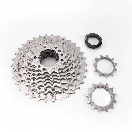 9 Speed 11-34T Silver MTB Bicycle Cassette HG Hub by Sunshine-SZ