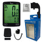 Fluir Bicycle Pro Wireless Computer with Backlight & Out Front Mount