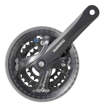 Shimano Acera FC-M361 Crankset 175mm 7/8-Speed 48/38/28t 104/64 BCD Square JIS