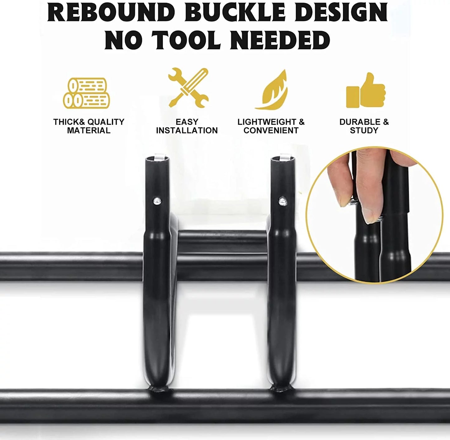 Fluir Essential Bicycle Floor Stand – 29inch Wide – Quick Assembly SP019