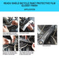 Readu Shield Transparent Bicycle Frame Protection Film Glossy Finish