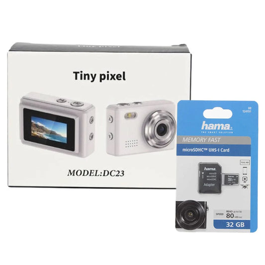 Mini Camera 1080P HD Video Recorder – Keychain Digital Camcorder with 64GB Card, 0.96" HD Display, Long Battery Life, Ultra-Portable Tiny Camera for Travel/Vlog/Night Shots, Ideal Gift,