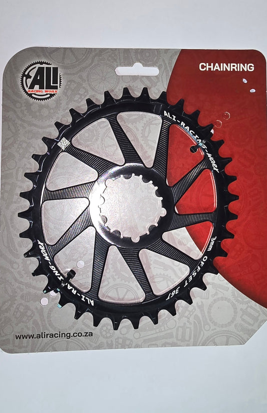 Ali chainring 36T oval spine x sram dm 3mm