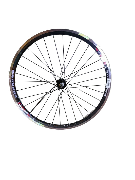 Bravvos Rear 26" Alloy V-brake steel 6/8 speed Nut Type Cluster Hub